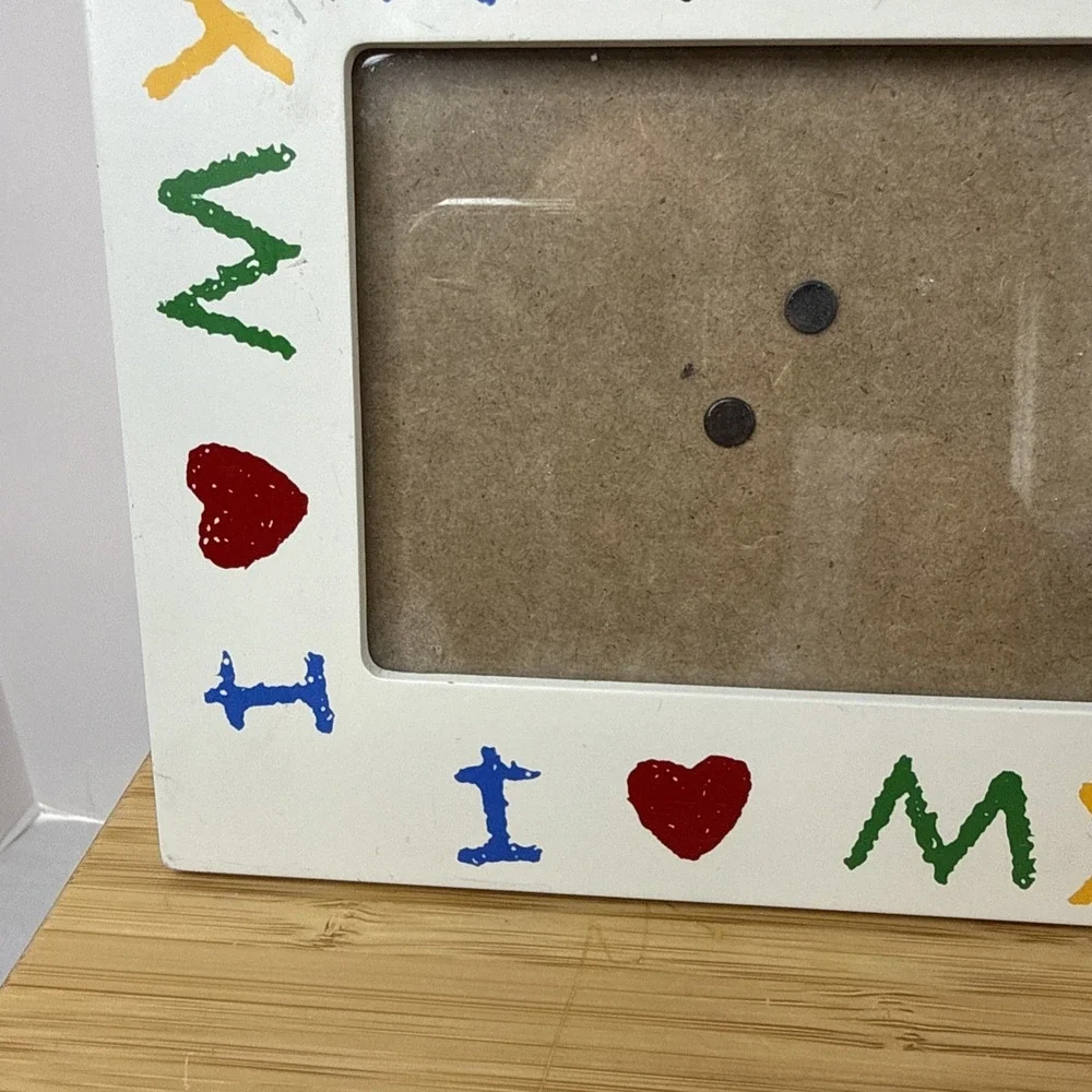 Vintage I Love My Mommy Wood Picture Photo Frame 3.5‎ X 5